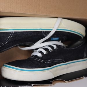 Vans 6.5 Black White Authentic Low Top Shoes